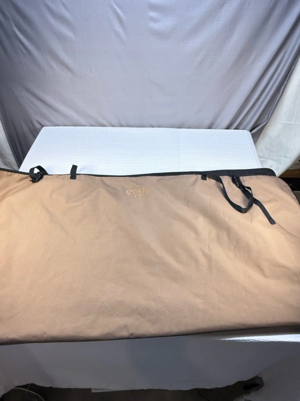 Duluth Trading Co Tan Canvas Dog Car Seat Protector